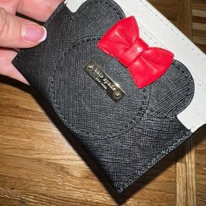 BRAND NEW KATE SPADE X DISNEY MINNIE MOUSE CARD HOLDER WALLET PERFECT CONDITION
